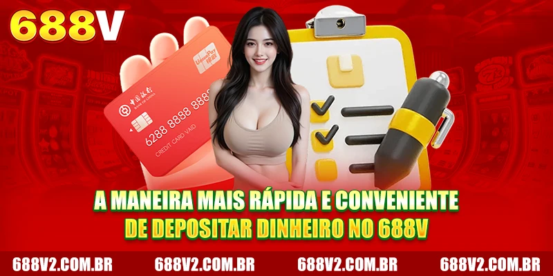 A maneira mais rápida e conveniente de depositar dinheiro no 688V