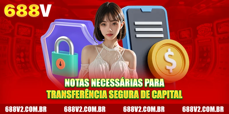 Notas necessárias para transferência segura de capital