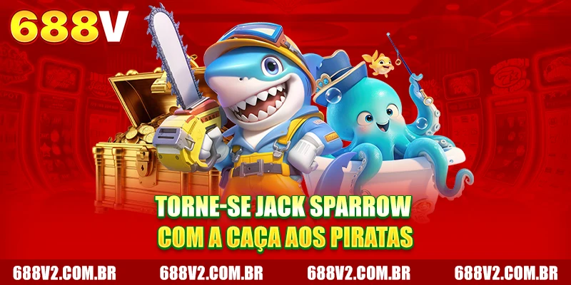 Torne-se Jack Sparrow com a Caça aos Piratas